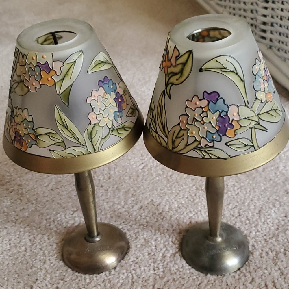 Laura Ashley pair tea light